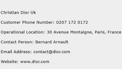 christian dior contact email|contact dior customer service.